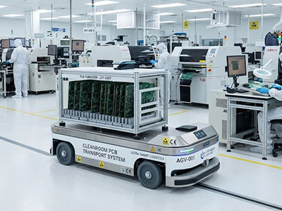 Cleanroom AGV Wheels for Printed Circuit Boards (PCBs) Manufacturing